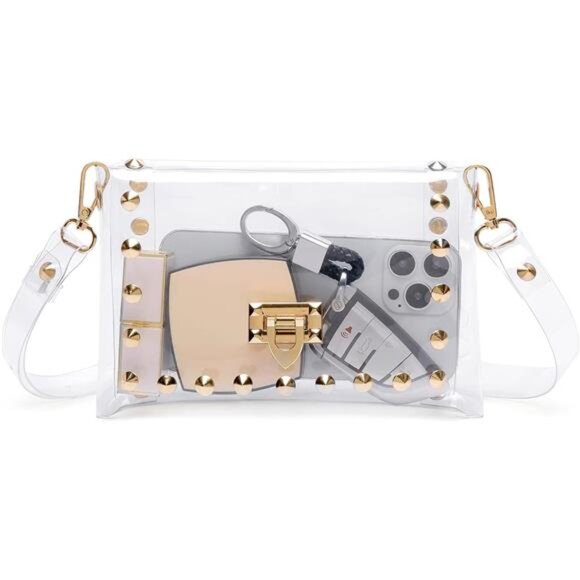 Handbags - Clear Purse Crossbody  Stadium Approved Bags